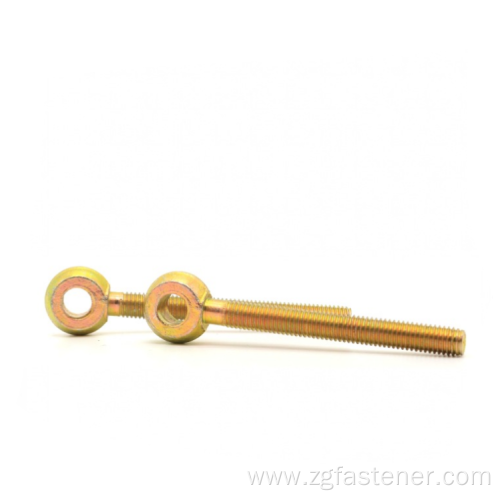 brass eye bolts hook eye bolts